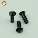 T head semi hollow black rivet 2.3 * 14 * 4